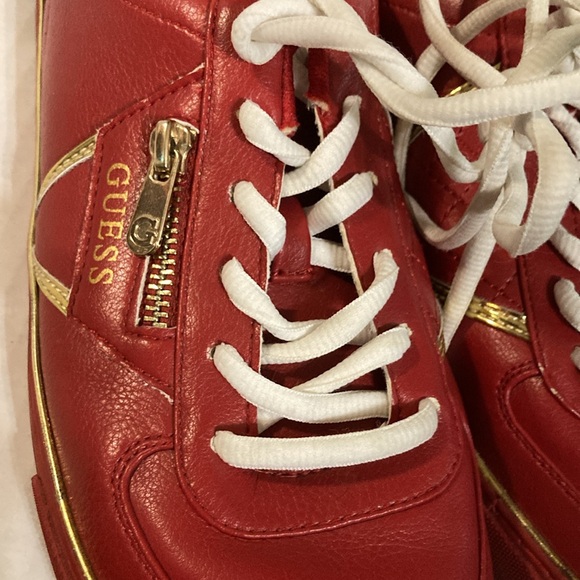 Guess GMMagesty  red sneakers size 12 - Picture 7 of 10